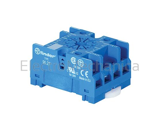 9027SMA 11 PIN SUR/RAIL MNT SQ REL SOCKET