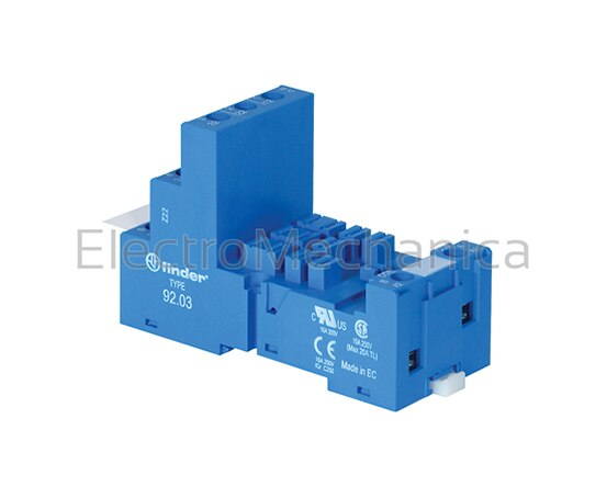 9203SMA 62 SER SURF/RAIL MNT RELAY SOCKET