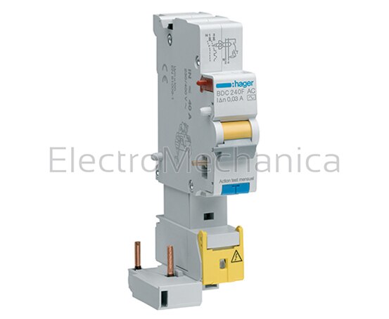 BDC240F Add on block 1P+N 40A 30mA AC