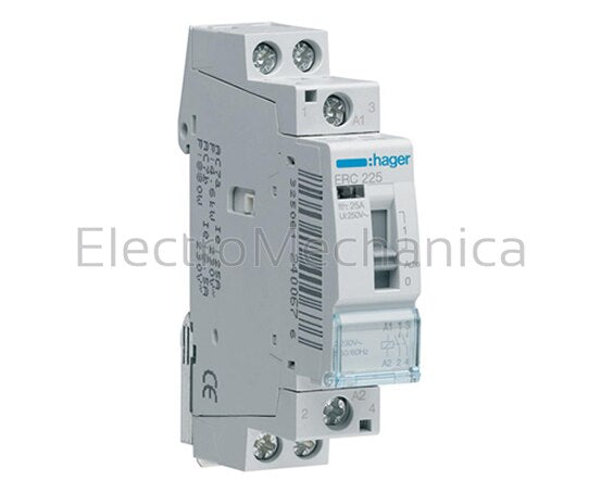 ERC216 RELAY 16A 2NO 230VAC MAN OVERRIDE