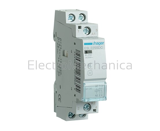 ESL425SDC 25A 4P 4NO HUM FREE ECO CONT 12VDC