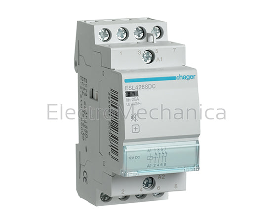 ESL225 25A 2NO HUM FREE ECO CONT 12VAC