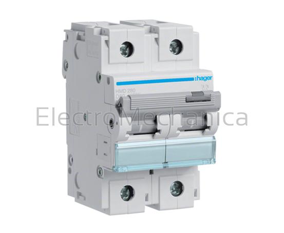 HMC280 80A 2P 15KA C-CURVE MCB