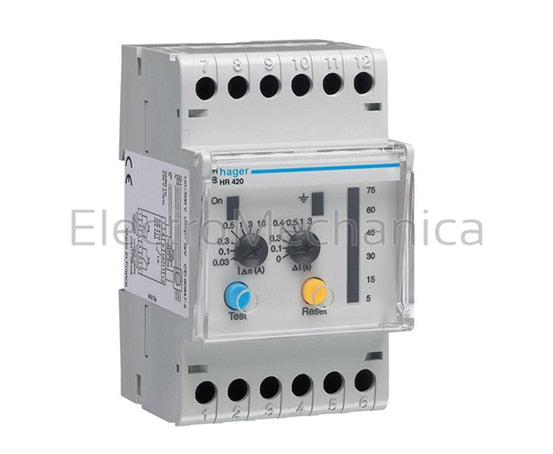HR520 30mA-10A 4P ELECTRO E/LEAKAGE+IND
