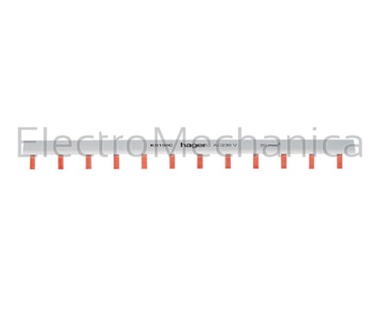KB190C 1P INSULATED BUSBAR FOR MCBs