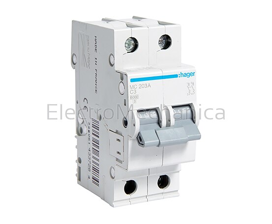 MC203A 3A 2P 6KA MCB