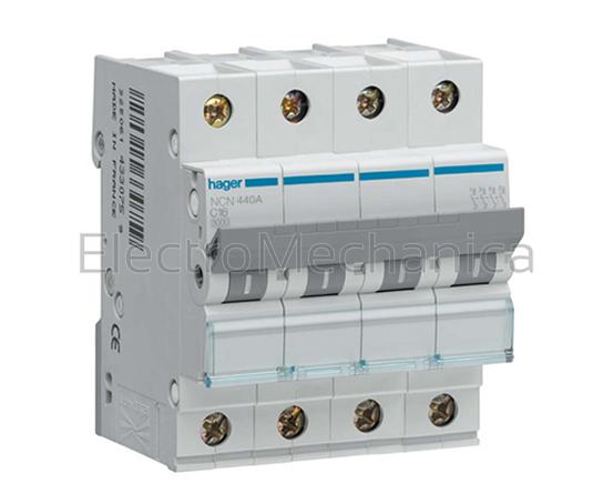 NCN463A 63A 4P 15KA C-CURVE MCB