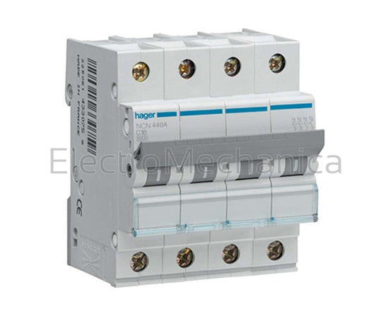 NRN416 16A 4P 25KA C-CURVE MCB