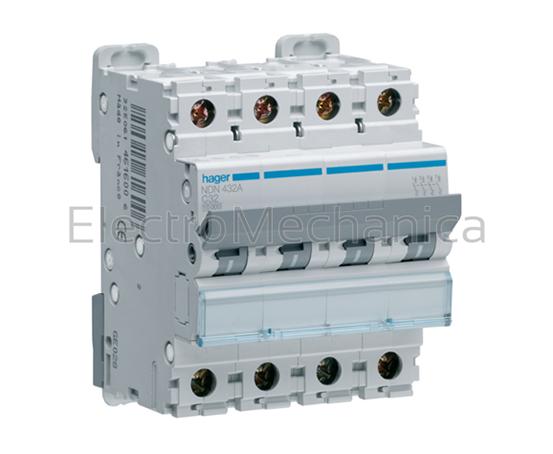 NDN410A 10A 4P 10KA D-CURVE MCB