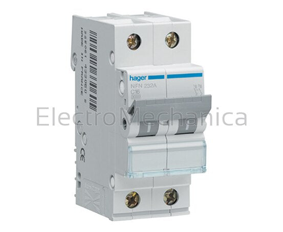 NF220A 20A 2P 10KA C-CURVE MCB