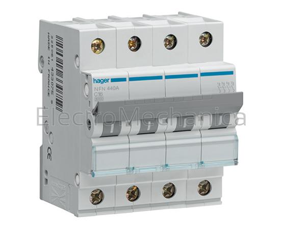 NF425A 25A 4P 10KA C-CURVE MCB