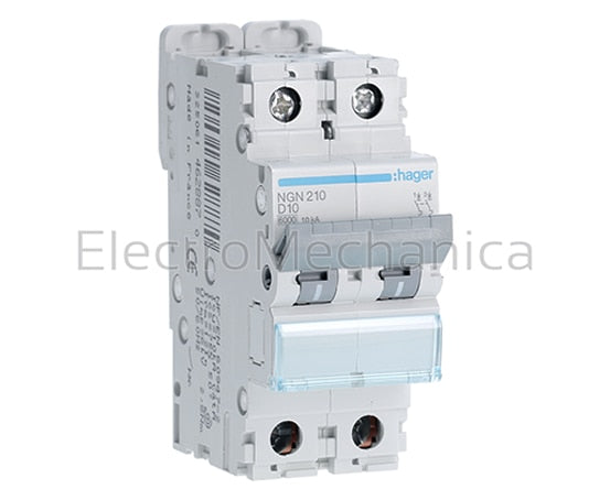 NGN225 25A 2P 10KA D-CURVE MCB