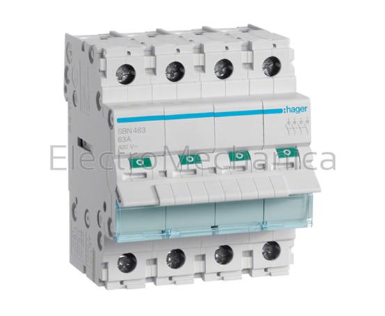 SBN463 63A 4P MAIN ISOLATOR SWITCH