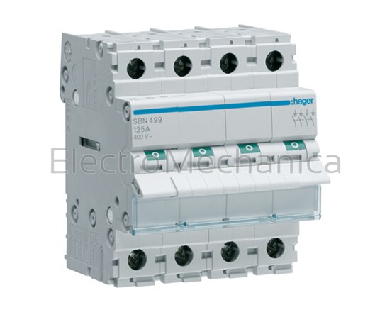 SBN499 125A 4P MAIN ISOLATOR SWITCH