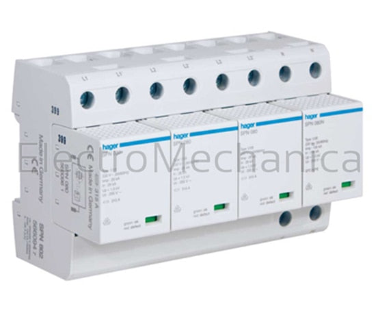 SPN802R TYPE1+2 100kA 4P 3PH+N SPD+IND