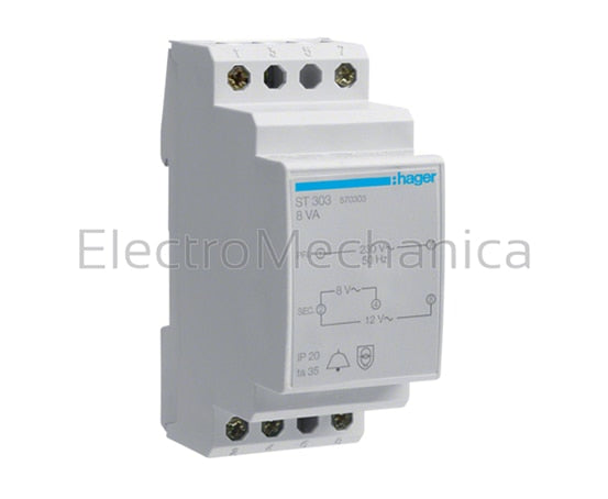 ST303 BELL TRANSFORMER 230/12V 8VA