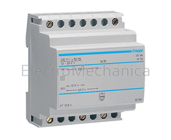 ST312 MOD TRANSFORMER 25VA 230V/12-24V