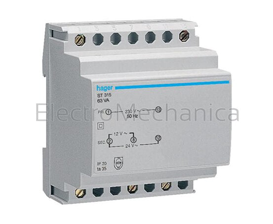 ST315 MOD TRANSFORMER 63VA 230V/12-24V