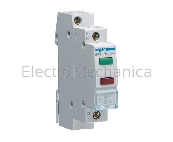 SVN126 GREEN+RED INDICATING LIGHT 230V