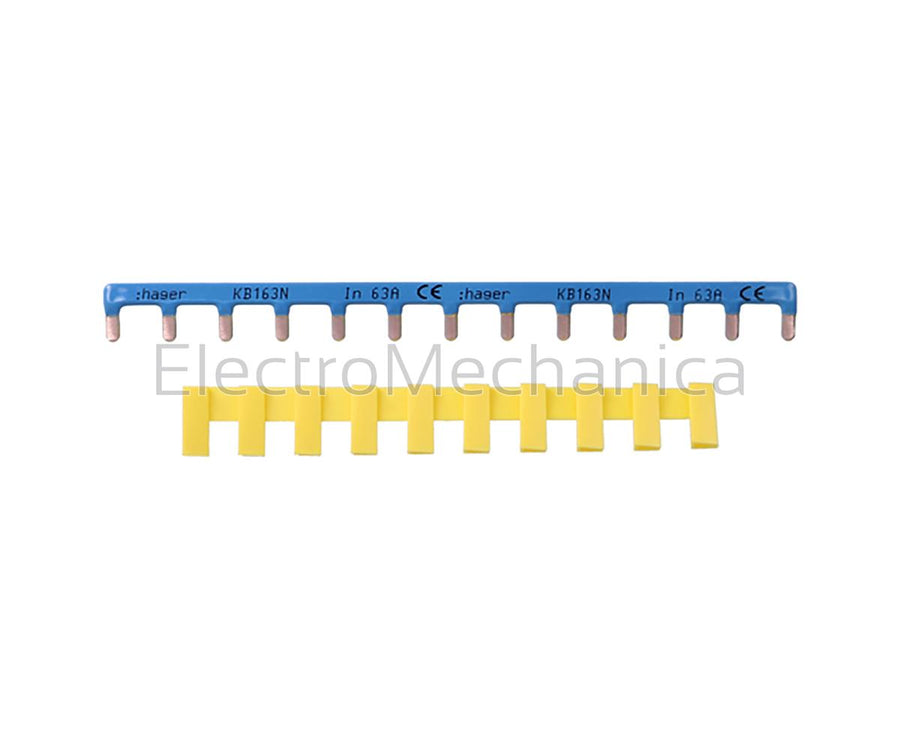 KB163N 1P INSULATED BUSBAR BLUE