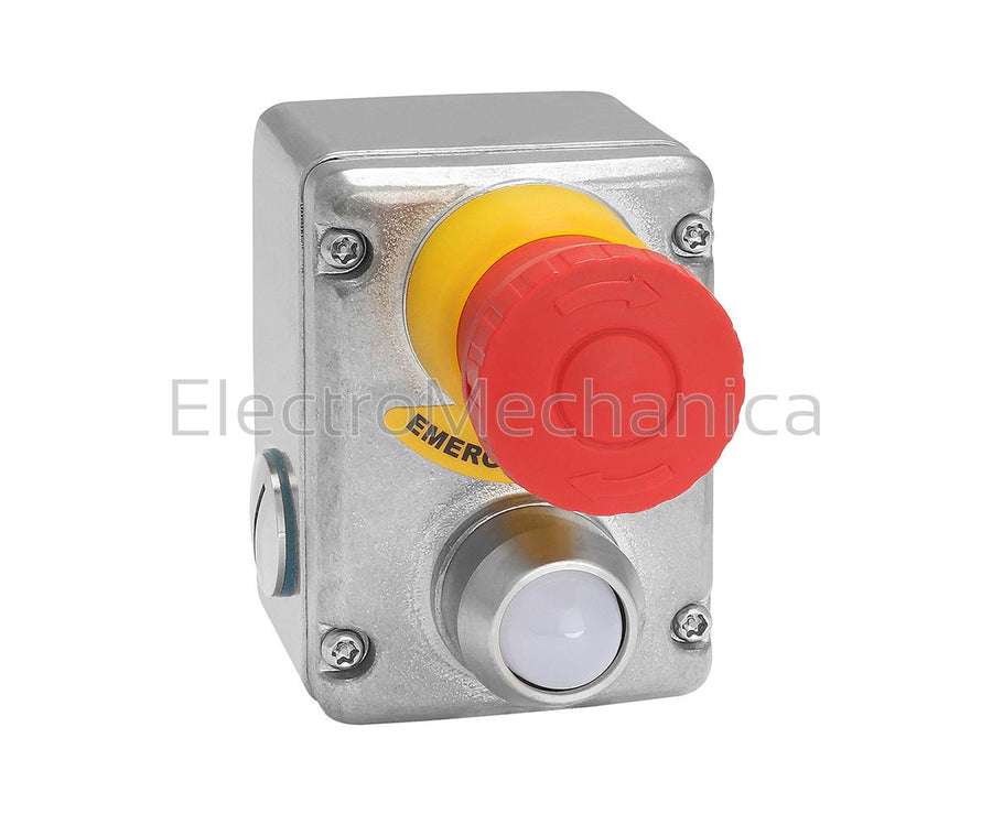 232019A S/S E-STOP STATION 2 LED 24VDC