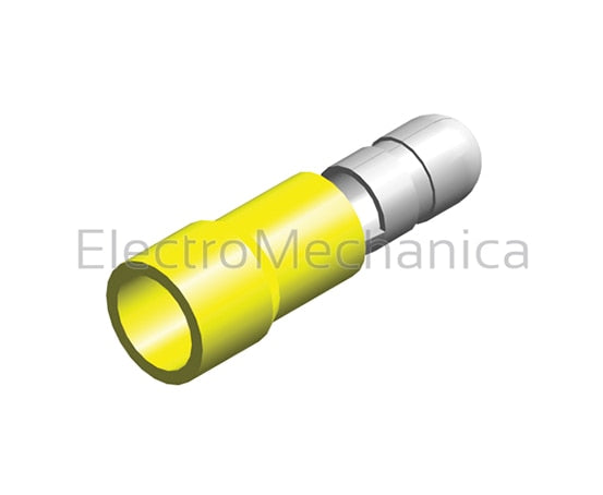 BD5-5V 4-6mm2 YEL M5 MALE BULLET (100)