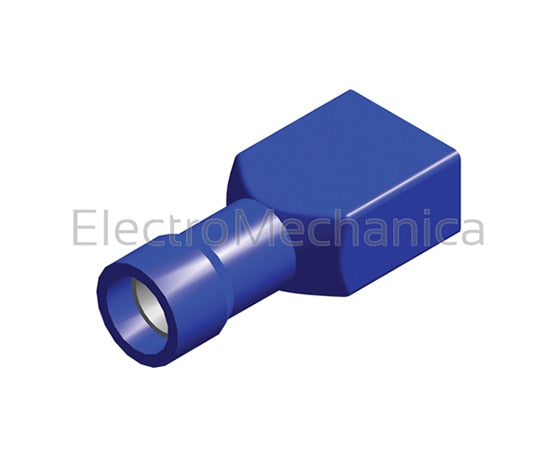 F2-6.4VQD FEMALE P/ON BLU 6,4mm (100)