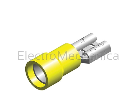 F5-6.4VD FEMALE P/ON YEL 6