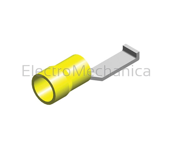 LB5-3V 4-6mm2 YEL HOOK BLADE 3mm (100)