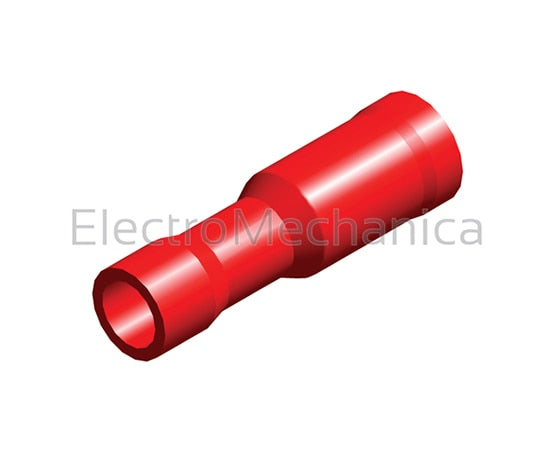 RE1-4VF Pre-insulated terminals (Female bullet disconnector) DESCRIPTION Female bullet disconnect WIRE SIZE (MM&sup2;) 0
