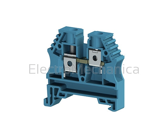 304151 10mm RAIL MNT SCREW TERMINAL BLUE