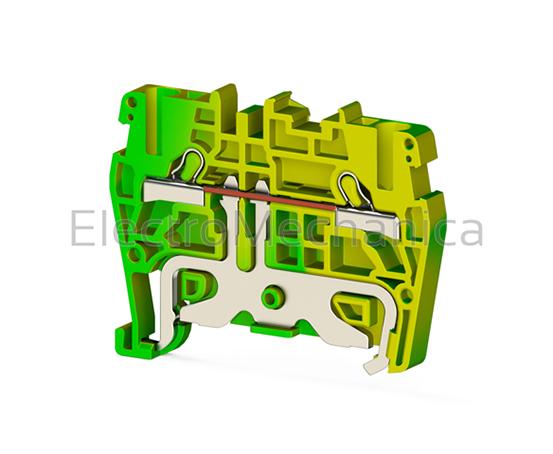 336510 4mm RAIL MNT PUSH-IN EARTH TERM