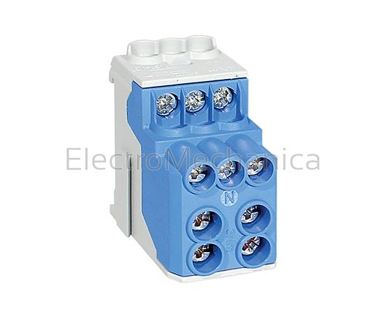 080030-1-4 200A 70mm2 DISTRIBUTION BLOCK BLU