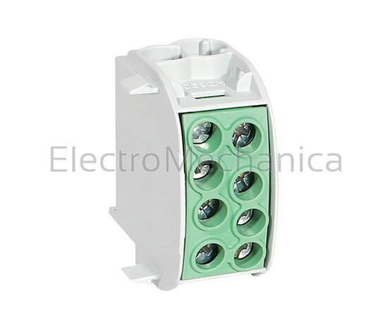 080310-2-4 300A 70mm2 DISTRIBUTION BLOCK GRN