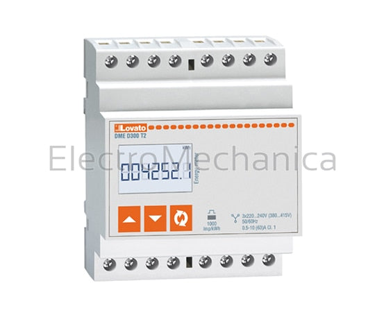 DMED310T2 CT/5A LCD 3PH+N ENERGY METER