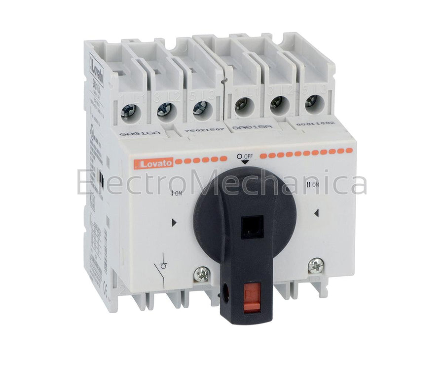 GA025ET6 25A 11kW 3P CHANGEOVER SWITCH