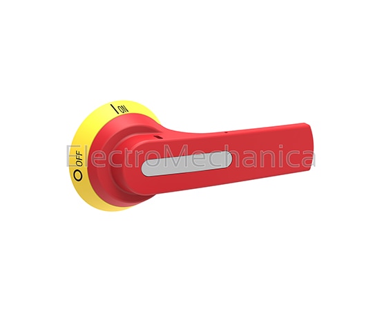 GLX61 RED/YEL DOOR I/LOCK PISTOL HANDLE