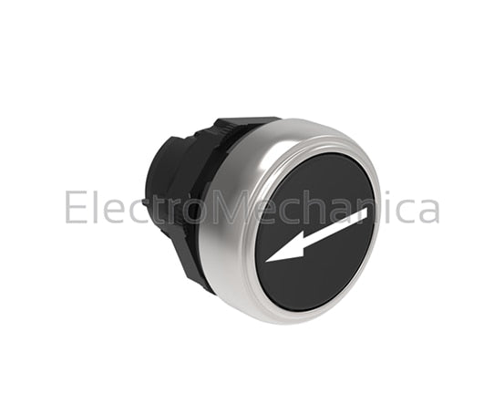 LPC B1142 FLUSH BLK "LEFT" P/BUTTON ACT