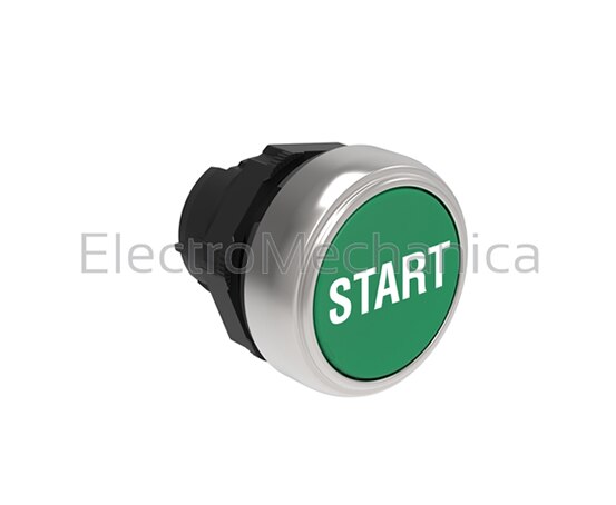LPC B1163 FLUSH GRN "START" P/BUTTON ACT