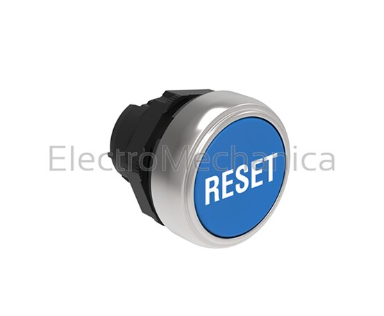 LPC B1196 FLUSH BLU "RESET" P/BUTTON ACT