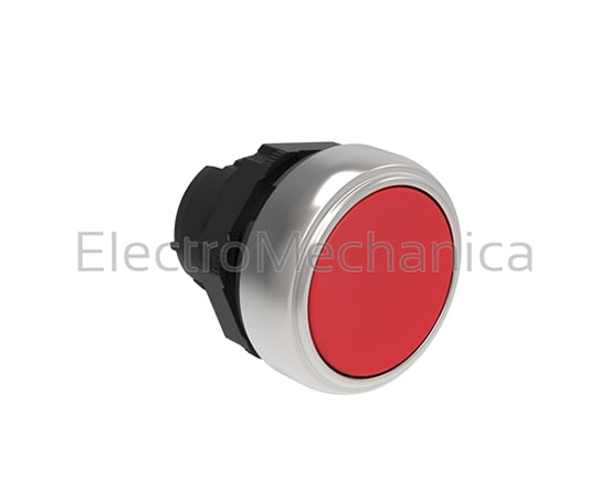 LPC Q104 FLUSH RED ALTERNATE P/BUTTON ACT