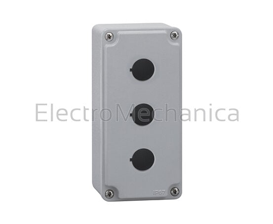 LPZ M3A8 3 HOLE METAL PUSHBUTTON STATION
