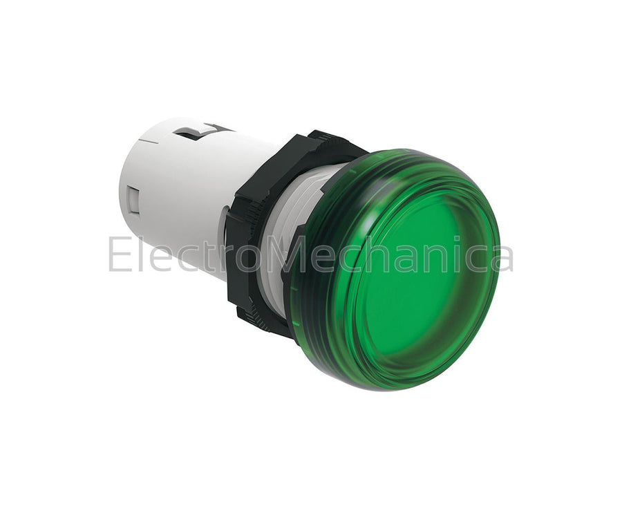 LPM LE3 M/BLOCK GRN LED P/LIGHT 110VAC