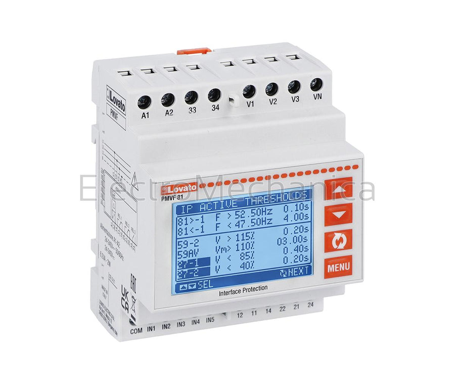 PMVF81 VOLTAGE + FREQUENCY MONITOR RELAY