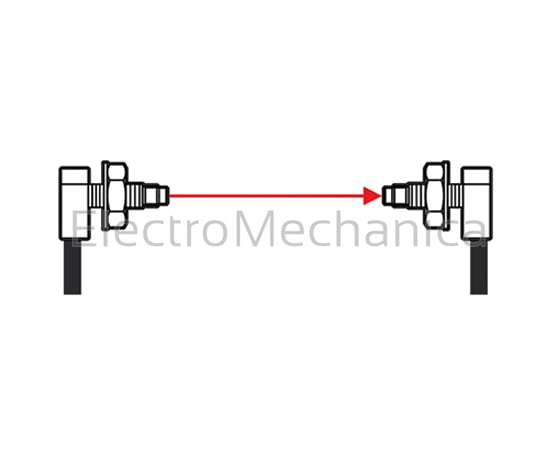 FT-R43 CYL OPTICAL FIBRE M4 THRU BEAM