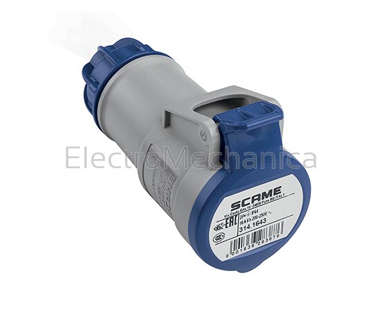 314.3243 CONNECTOR 2P+E IP44 32A 230VAC