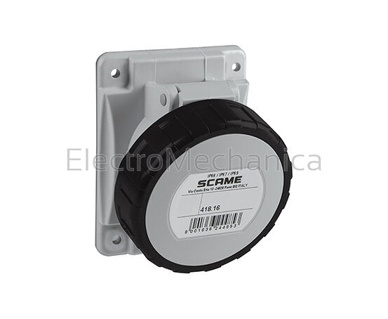 418.16676 16A 3P+N+E IP67 FLU ANG SOCKET 7h