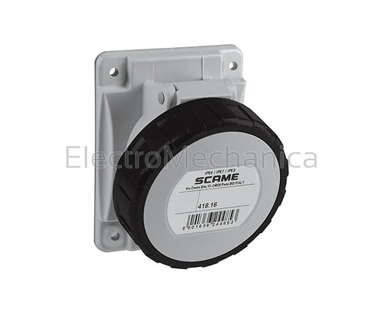 418.125666 125A 3P+E IP67 FLUSH ANGl SOC