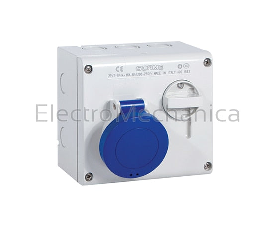 500.1686 16A 3P+E IP54 SURF SWITCH SOCKET