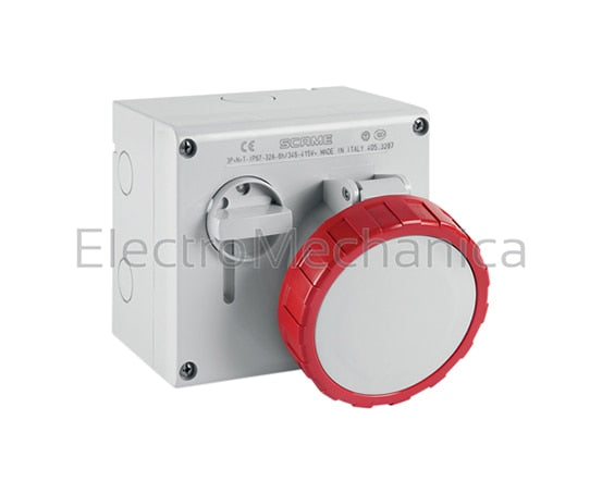 505.3283 32A 2P+E IP67 SURF SWITCH SOCKET
